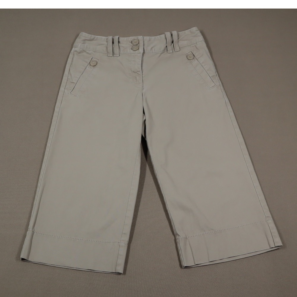 Ann Taylor Loft Petites Marissa Capris - Beige - Size 00P